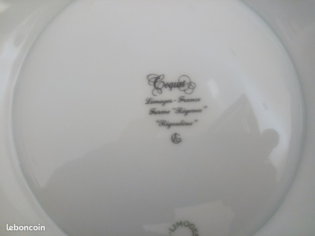 Service de table porcelaine limoge coquet (image 3)