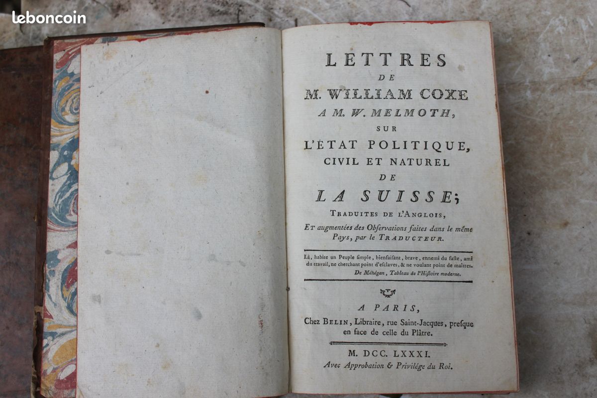 Lettres de M. William Coxe à M. W. Melmothl, 1781 (image 2)