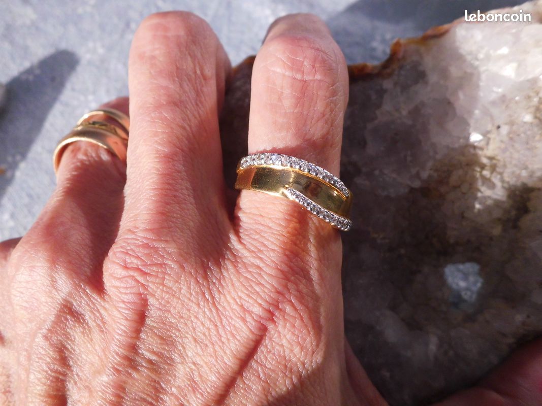 Bague neuve plaqué or (image 4)