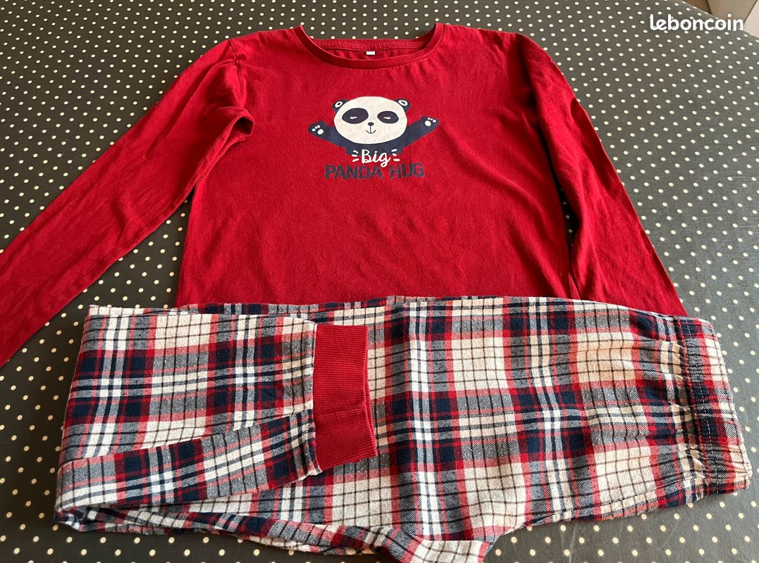 Babylike Pyjama 2 Pièces Pour Petit Garçon 100 % Coton (taille 2-11 Ans), Bleu Foncé 2