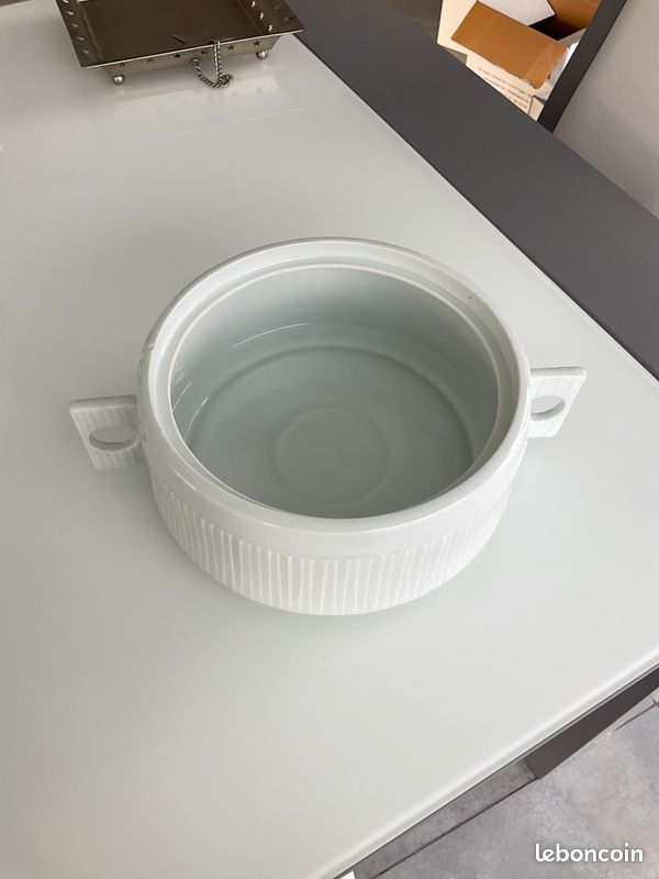 Soupière porcelaine HAVILAND LIMOGES diamètre 23 cm (image 2)