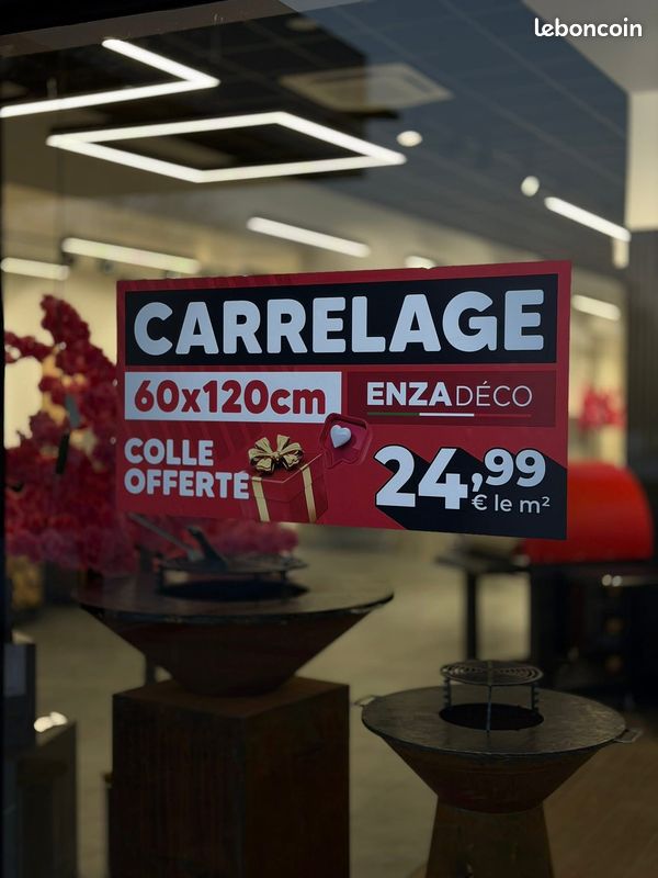 Carrelage 60x120cm intérieur élégant, colle offerte 💎 (image 4)