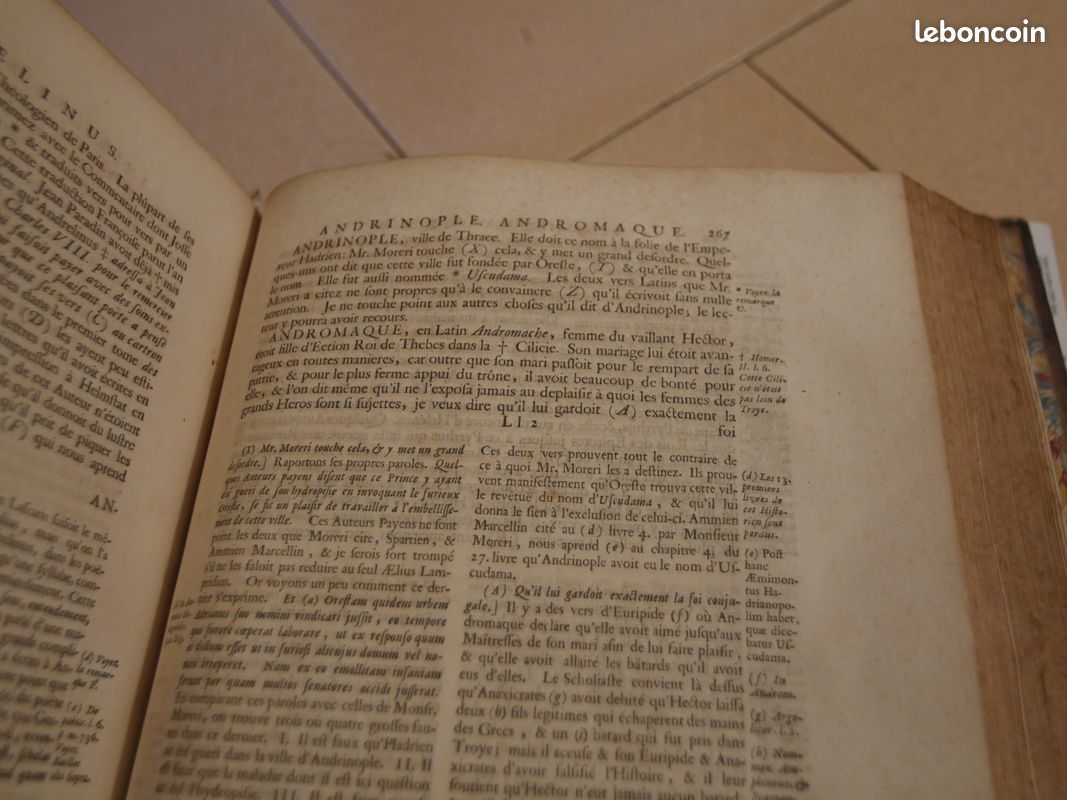 1ère édition 1697 Dictionnaire historique et critique - Pierre Bayle (image 3)