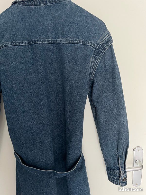 Veste Longue Femme Camaïeu Taille 40 (L) - Noire, Occasion Très Bon état