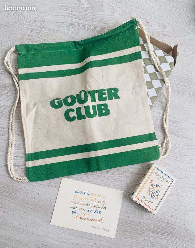 Lot Petit Sézane – Sac coton recyclé & Jeu de cartes - Neuf - Made in France (image 1)