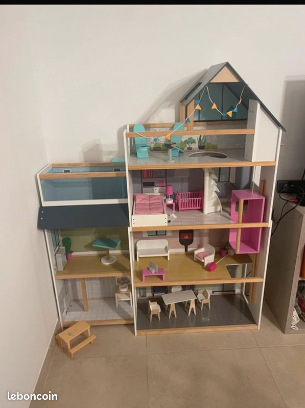 Grande maison de poupées barbie Jeux Jouets
