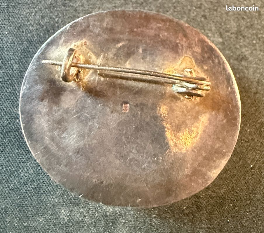 Grande Broche en Argent sertie d'un Cabochon en Pierre de Lune (image 5)