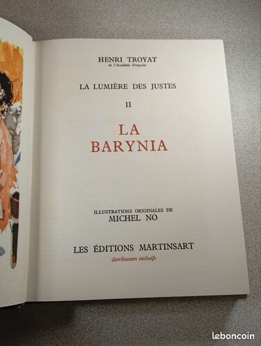 [Livre] La Lumière des justes 2 La Barynia - Très bon état (image 1)