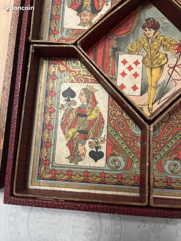 Ancienne Mallette de Jeux Caisse Le Nain Jaune Circa 1900 | eBay
