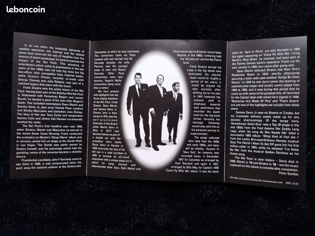 Great Songs From The Kings Of Cool - Dean Martin Frank Sinatra Sammy Davis jr - the RAT PACK (image 4)