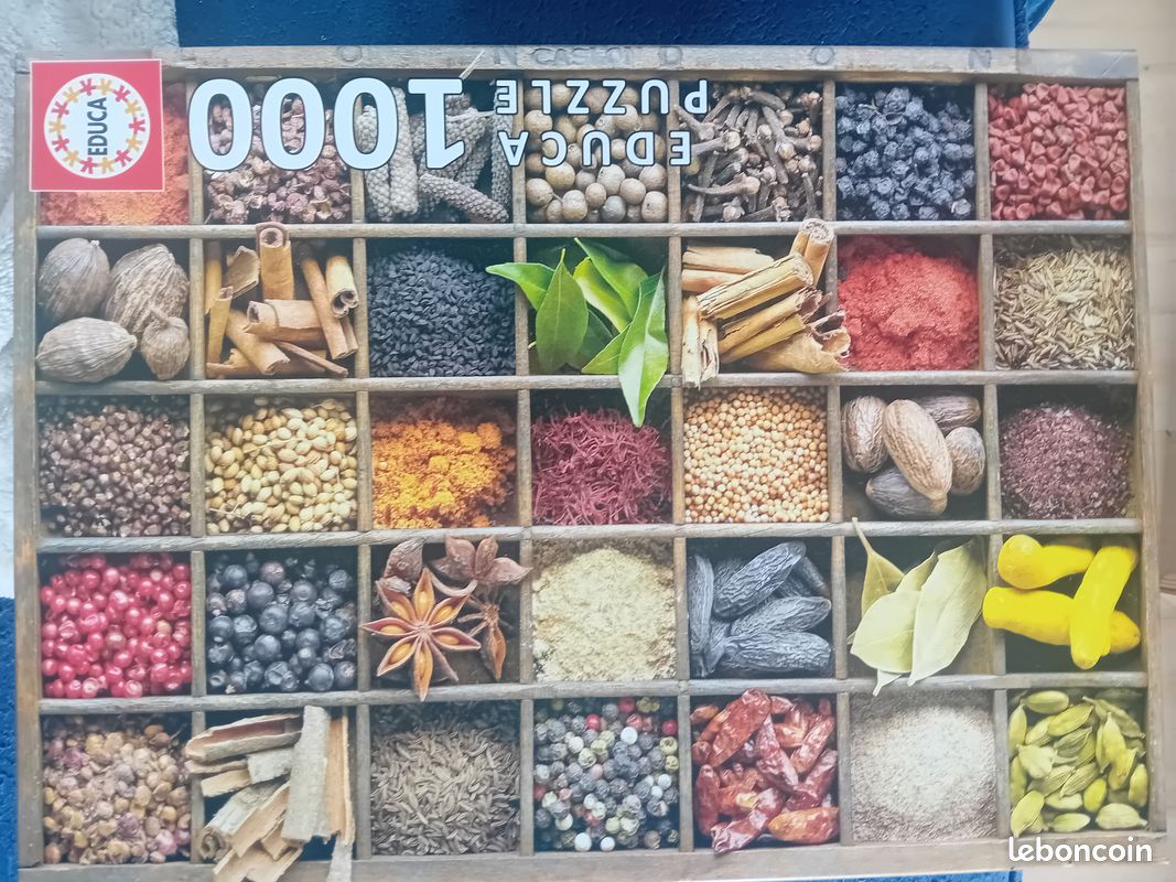 Puzzle épices 1000 pièces (image 1)