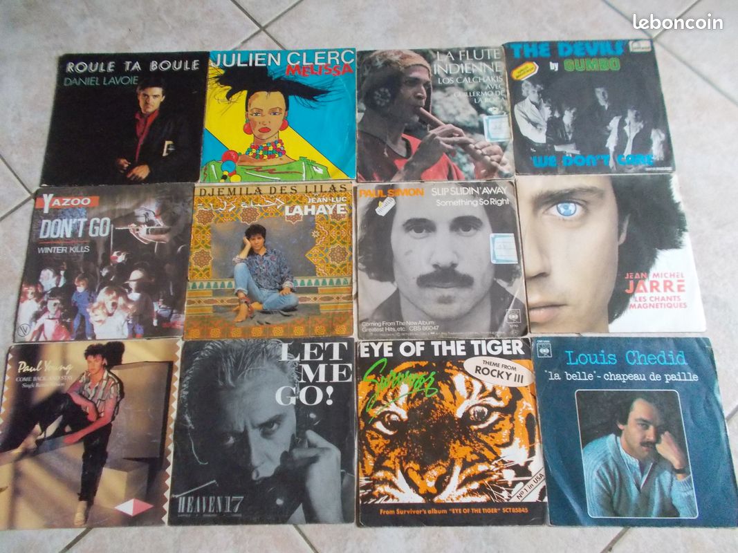 Lot de 72 disques 45 T SP et EP années 70/80 (image 3)