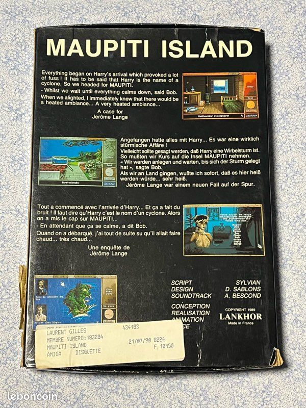MAUPITI ISLAND AMIGA EUR 200,00 - FR