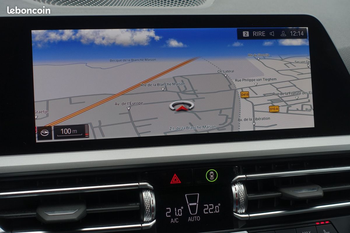 320ea Touring Hybride Rechargeable 204ch E-Drive BVA Live cockpit/Cuir Sport chauffant/Gps Europe/Caméra/Carplay/Hayon électrique/Accès confort/1*Main/Garantie 12 mois (image 10)