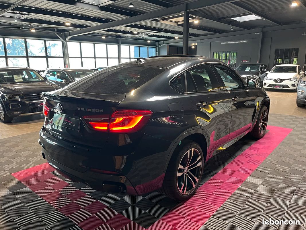 Bmw X6 M50 d - 3.0 381 CH XDRIVE - PACK M / H&K / TOIT OUVRANT / SUIVI COMPLET ... (image 5)