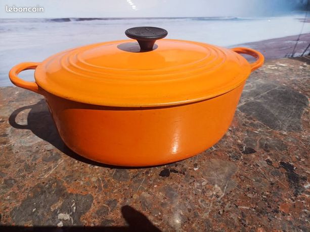 Ancienne Cocotte Seb Orange Vintage • EUR 150,00 - FR