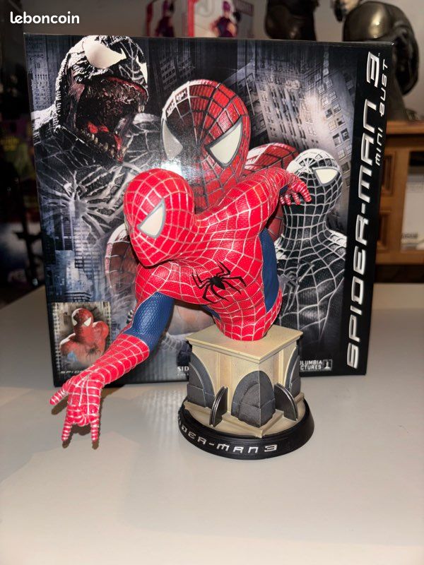 Spider-Man 3 – Mini Bust Sideshow – Numéroté 1256/5000 – Collector 