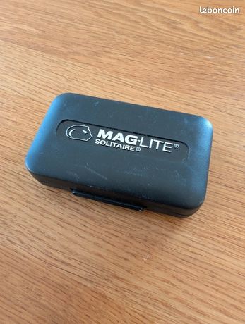 Mini Lampe Torche Mag-Lite Solitaire Argent – Porte-clés AAA, D'occasion