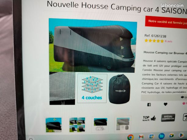 Nouvelle Housse Camping car 4 SAISONS 7m UV