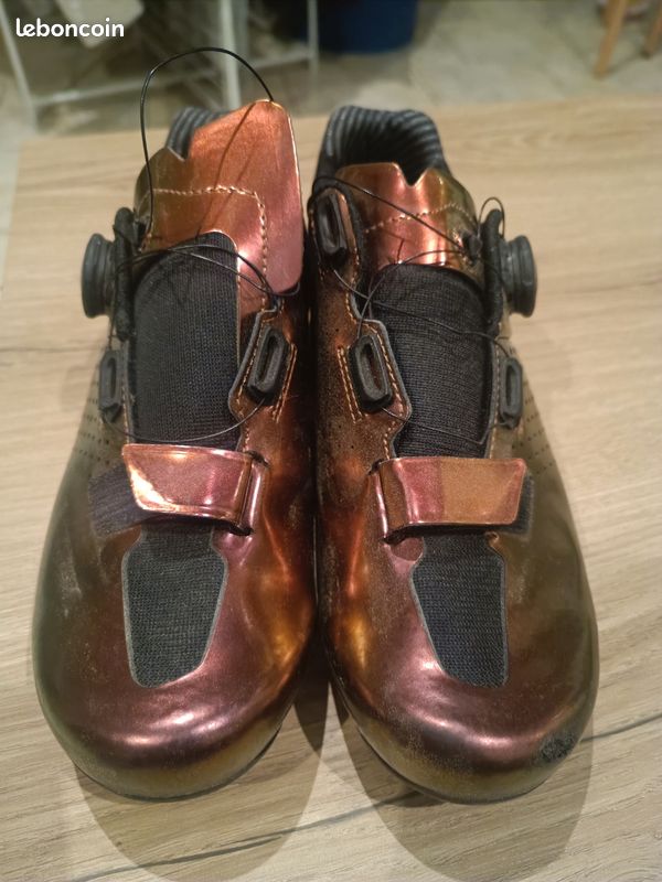 Chaussures de vélo cyclo-sport VAN RYSEL ROADR 520 BORDEAUX - Taille 42 (image 1)