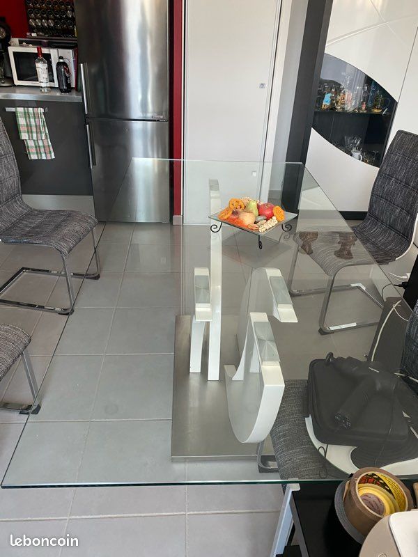 Table en verre 100X200 (image 5)