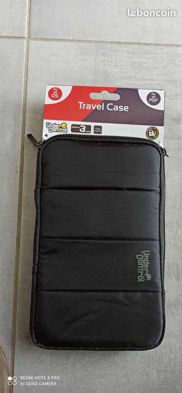 Coque / Housse De Protection Noire Et Dorée Pour Nintendo DSi Ou Nintendo 3DS - Neuf