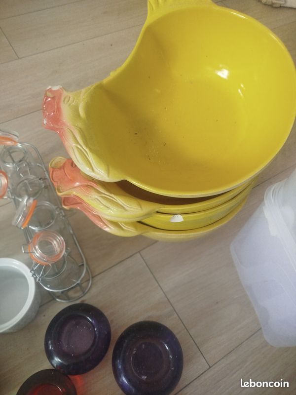 Gros lot vaisselle bougeoirs etc (image 4)