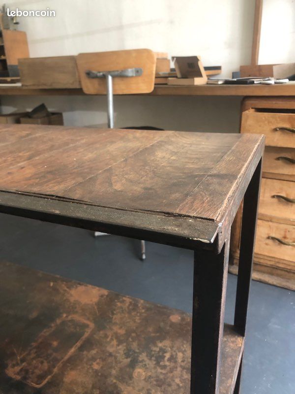 Console acier et bois (image 3)