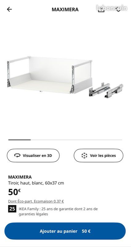 Élément bas cuisine IKEA (image 6)