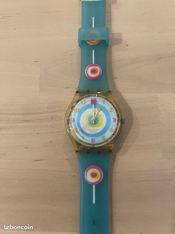 Swatch vintage Minty Mouthful GE 157 comme neuve (image 3)