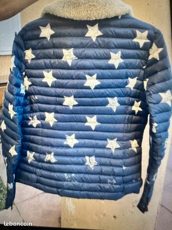 Doudoune Gertrude Marine - Taille 38 - Isolant Duvet/Plumes - Neuve Jamais Portée