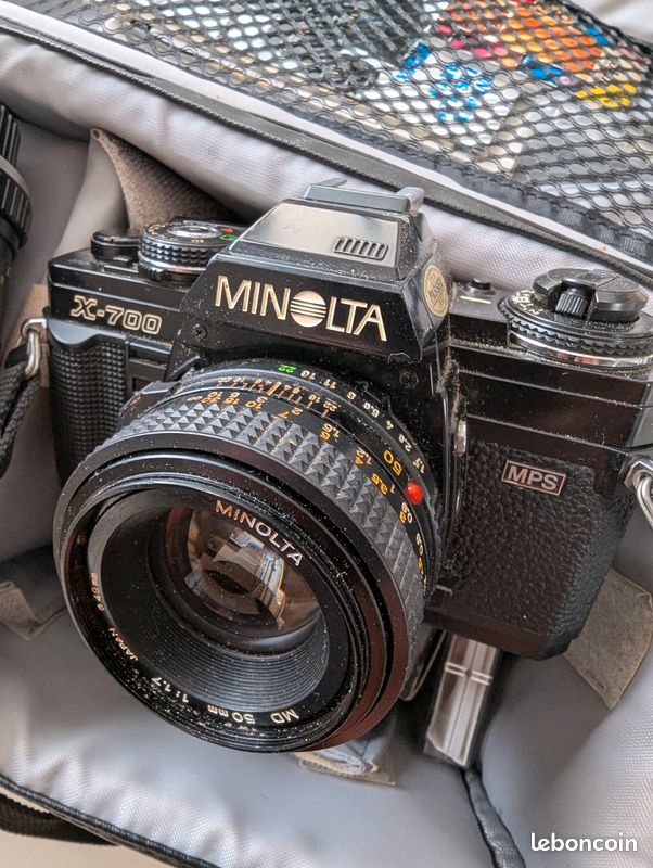 Appareil Photo Minolta X-700 – 35 Mm – Noir – Très Bon état – Compact