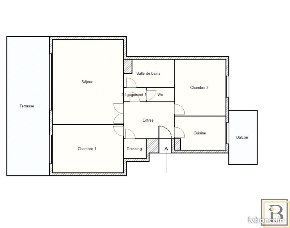 Appartement 3 pièces 94 m² · à Le Cannet · 94 m² · 379 000 €