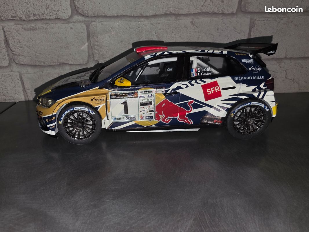 Polo R5 Loeb 1/18 Rallye Charlemagne (image 3)