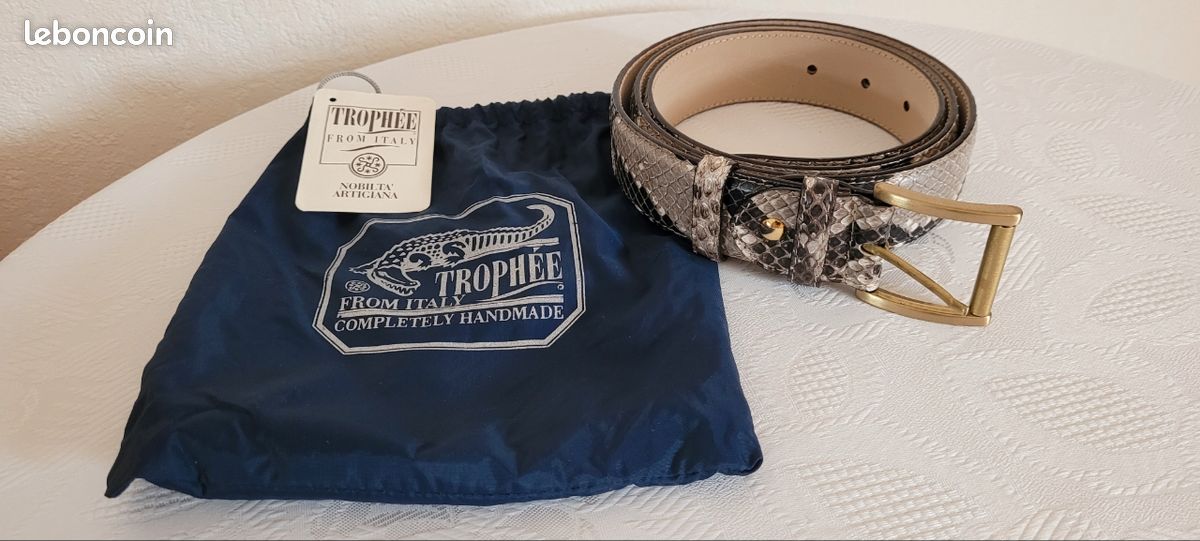 Ceinture homme en python (image 1)
