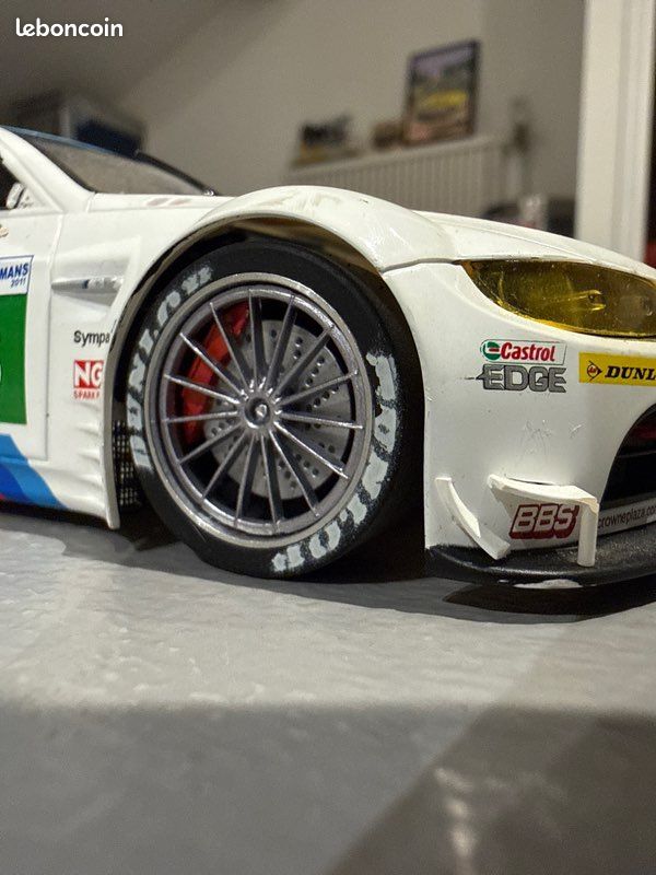 Slot car Scaleauto BMW M3 GTR GT2, N° 56, Le Mans 2011. Échelle 1/24 (image 7)