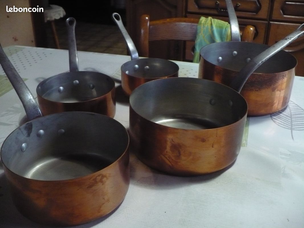 Casseroles en cuivre Antiquités — free download