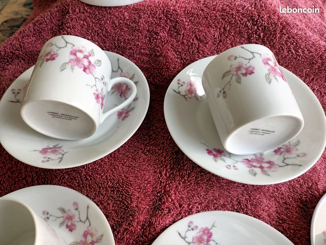 Vintage Dinnerware Service from Moulin des Loups, Orchies, France, Set