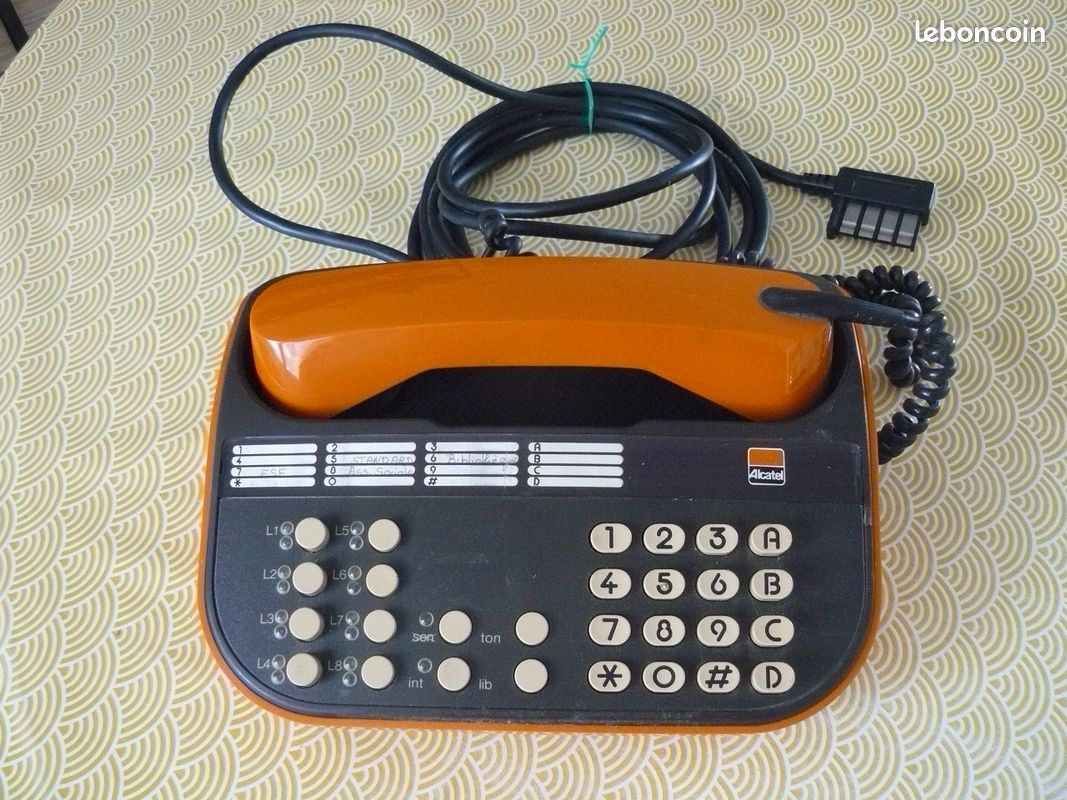 Téléphone Vintage Vert, Téléphone Fixe Rétro De Style
