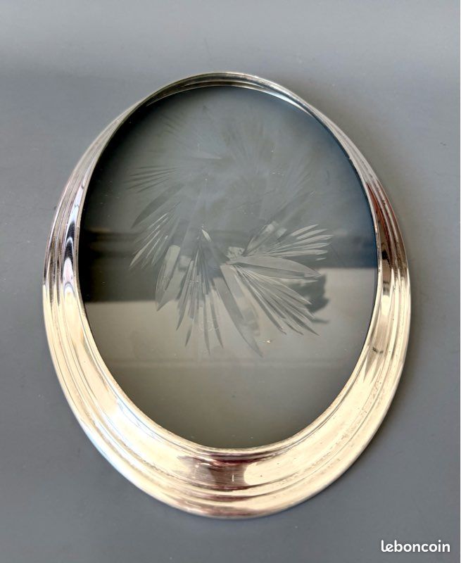 Petit plat en cristal - Brocante et Déco Chic