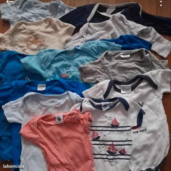Lot de 14 body 6 mois (image 1)