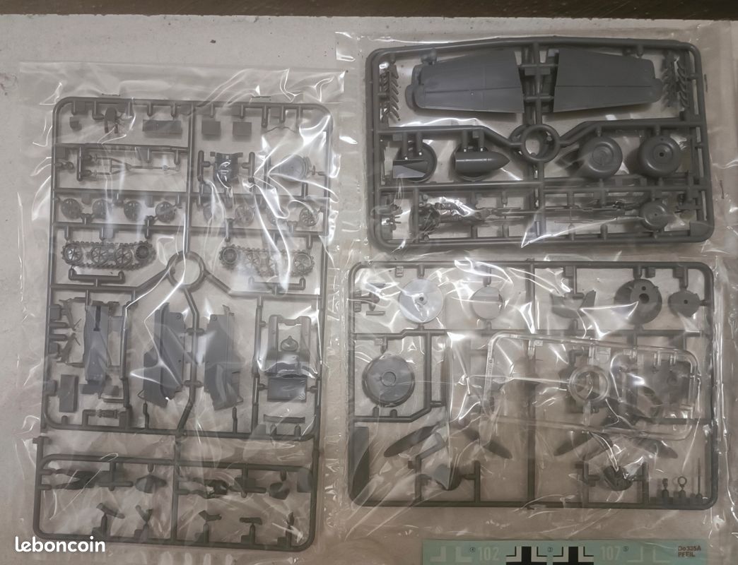 1/48 DORNIER Do335A PFIER avec kettenkraftrad TAMIYA Item 89584 (image 3)