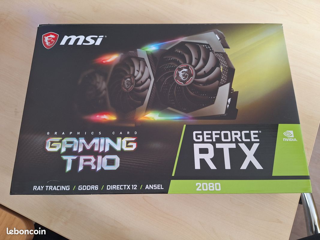 Carte graphique RTX 2080 MSI - GAMING TRIO (image 5)