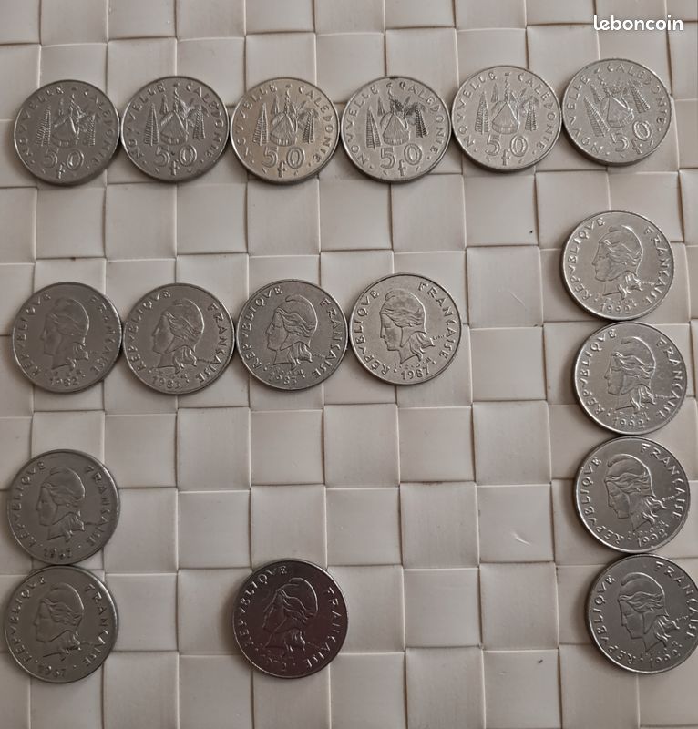 Pieces de 50 francs nouvelle Calédonie (image 3)