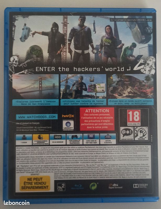 Watch Dogs 2 ps4 (image 2)