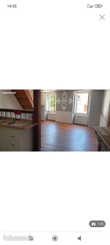 Appartement 3 pièces 63 m² · à Courpière · 63 m² · 450 €/mois