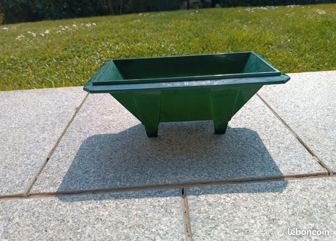 Jardinière Champêtre Vert Chasseur - 61 Cm - Capacité 9,5L - Avec Bouchons De Drainage - Pour Extérieur