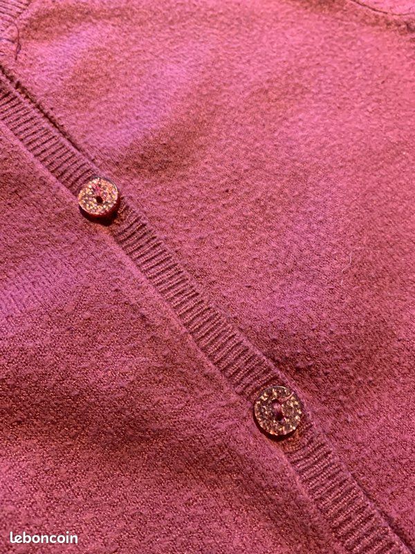 Lot de 4 gilets et 1 pull léger fille taille 8 ans (image 12)