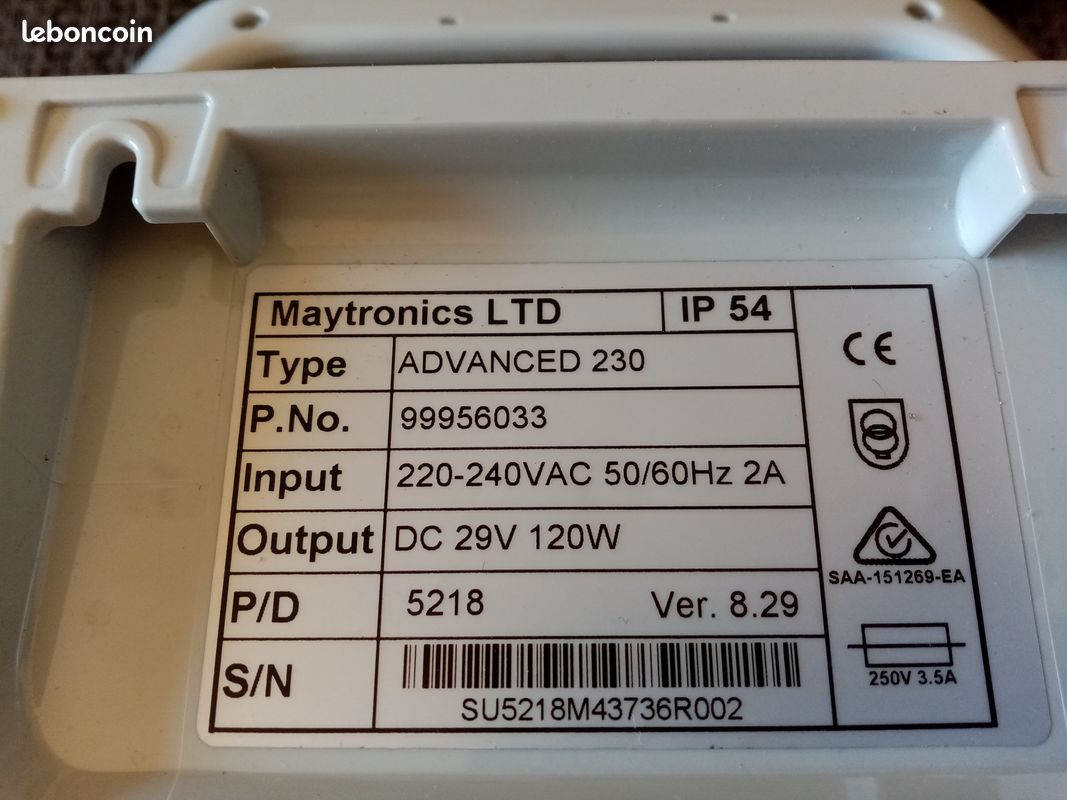 Transformateur Alimentation Maytronics Dolphin (image 2)
