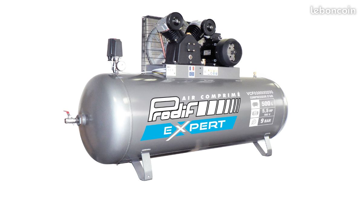 Compresseur Prodif neuf - 500 Litres 5,5 CV (image 2)